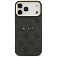 GUESS dėklas telefonui (m) IPHONE 17 Pro Max suderinamas su MagSafe PU 4G W/ Classic - juodas