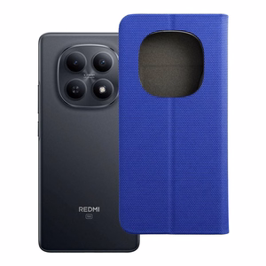 SENSITIVE knygutės dėklas XIAOMI Redmi Note 15 PRO 5G mėlynas