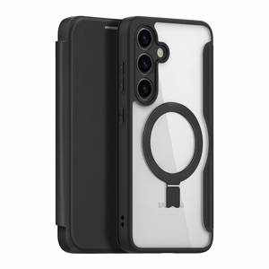 Dux Ducis Skin X Pro dėklas su magnetiniu žiedu / stovu Samsung S24+ - juodas
