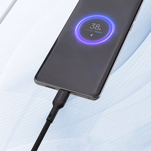 Dudao L9T 5A USB-A - USB-C kabelis 1m - juodas