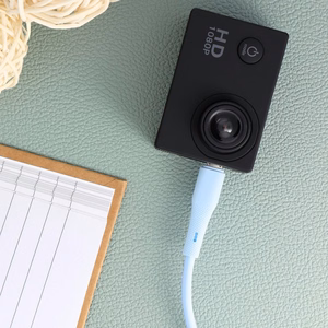 Kabelis FORCELL F-ENERGY C341 USB A į Micro USB QC3.0 2,4A 18W Silikoninis 1 m mėlynas (m)