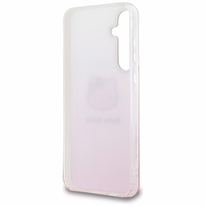 Hello Kitty IML Gradientinis Electrop Kitty Head dėklas telefonui skirtas Samsung Galaxy A55 - rožinis