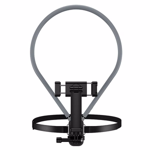 Neck universal phone holder Hoco K30 black gray