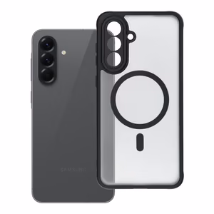FULL MATTE MAG COVER dėklas telefonui, suderinamas su MagSafe, skirtas SAMSUNG A56 juodas