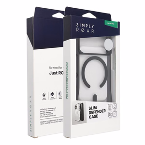 ROAR dėklas telefonui SLIM DEFENDER skirtas iPhone 15 Pro juodas