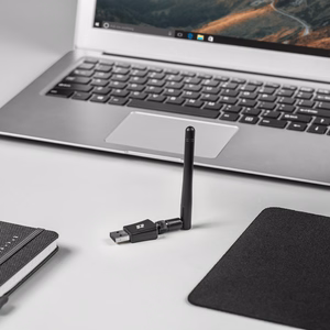 WiFi 5 GHz 802.11 a/c/b/g/n tinklo plokštė, USB adapteris su antena