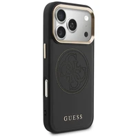 Guess Perforated 4G MagSafe case for iPhone 17 Pro Max - black
