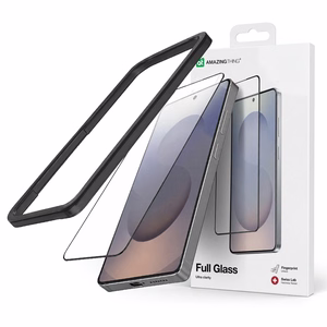 "AmazingThing Radix Full Glass" grūdintas stiklas "Samsung S26" - Skaidrus