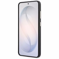 Guess dėklas Grained Big 4G Metal Logo skirtas Samsung Galaxy S26 Plus juodas