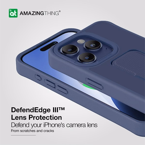 Amazing Thing Matte Pro magnetinis dėklas MagSafe 12FT IP156.7PMPBU iPhone 15 Pro Max mėlynas
