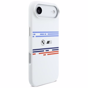 BMW M Silicon Horizontal Line MagSafe deklas iPhone Air - baltas