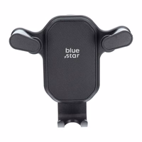 BLUE STAR gravitacinis automobilinis laikiklis oro angai TRIANGULAR, juodas