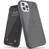 Adidas OR Apsauginis skaidrus dėklas iPhone 12 / iPhone 12 Pro - juodas