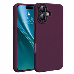Etteri Silicone Mag dėklas, skirtas iPhone 16 6,1 col., tamsios vyšnių spalvos