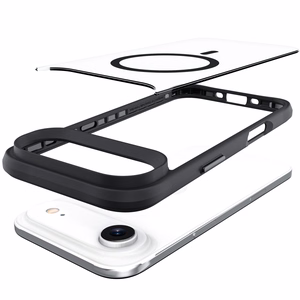 3mk Satino šarvų Magnetinis dėklas telefonui iPhone 17 Air - baltas