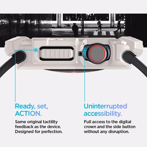 Dėklas SPIGEN RUGGED ARMOR APPLE WATCH 10 (46 MM) smėlio