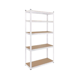 Металлический складской стеллаж Rebel 180x90x40, белый