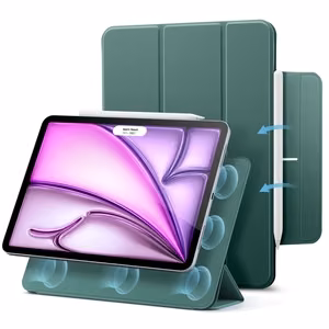 Магнитный чехол ESR Rebound для iPad Pro 12.9” 2020 / 2021 / 2022 / iPad Air 13” 2024 / 2025 - зелёный