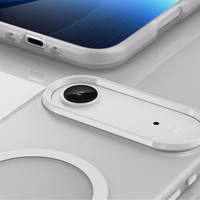 Magnetinis abrazyvinis dėklas telefonui iPhone 17 Air, suderinamas su MagSafe - matinė balta