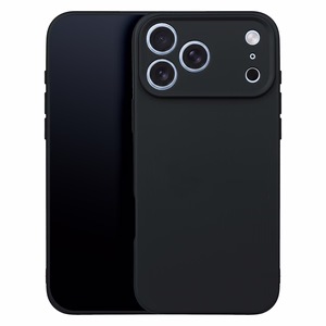 Juodas TFO „Silicon Box“ dėklas – „Apple iPhone 17 Pro“ ir „iPhone 18 Pro“ modeliams