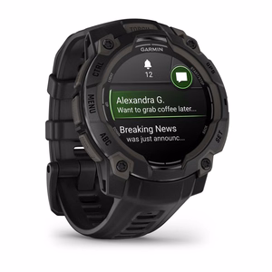 Garmin Instinct 3 AMOLED išmanusis laikrodis juodas