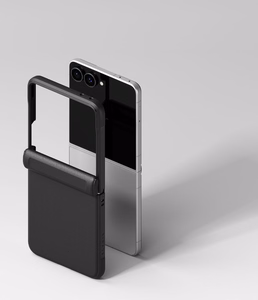 Ringke Onyx Flap MagSafe dėklas, skirtas Samsung Galaxy Z Flip 8 – juodas