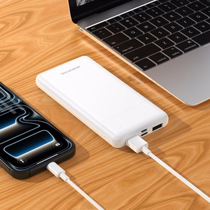 Borofone BJ88 Clever išorinė baterija 10000mAh 2xUSB balta