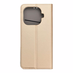 SMART CASE knygos dėklas XIAOMI 15T PRO auksinis