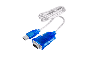 USB 2.0–RS232 keitiklio kabelis, DB9 kištukas