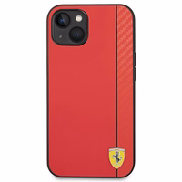 Dėklas telefonui Ferrari FEHCP14MAXRE iPhone 14 Plus 6.7 raudonas oglių pluošto dėklas