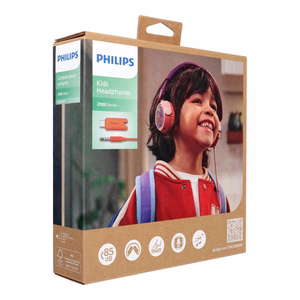 Philips гарнитура для детей (TAK2000MP) 3,5mm фиолетовый пурпурный