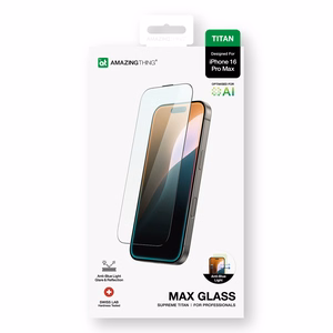 AmazingThing Titan Max grūdintas stiklas iPhone 16 Pro Max