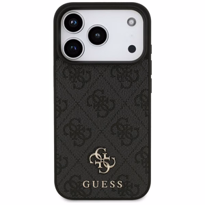 Guess 4G Small Classic Logo MagSafe dėklas iPhone 17 Pro - juodas
