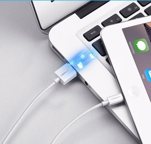 Ugreen US155 20728 USB-A / Lightning MFi 2.4A кабель 1m - белый