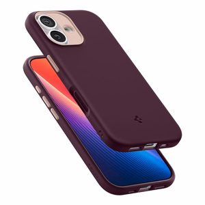 Spigen Nano Pop Mag MagSafe dėklas iPhone 17 telefonui – burgundiškas