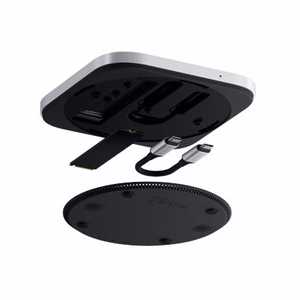 Disk adapter Satechi USB4 Slim NVMe SSD Enclosure sidabrinis