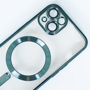 Spalvotas "Chrome Mag" dėklas, skirtas "iPhone 16 Pro 6,3" green