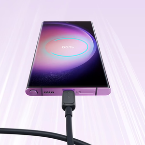 Joyroom Multi-Color Series A14 USB-C / USB-C 60W кабель 1.2 m - чёрный