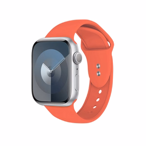 Crong Liquid dirželis, skirtas Apple Watch 38 / 40 / 41 / 42 mm, koralų spalvos