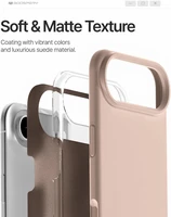 Dėklas Mercury Pure Magsafe Silicon Case Apple iPhone Air rožinio smėlio