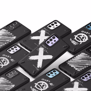 Ringke Onyx Dizaino Ištvermingas TPU dėklas telefonui Samsung Galaxy A72 4G juodas (dažytas) (OXSG0047)