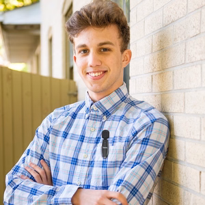 Bevielis skaitmeninis mikrofonas HOCO L15, prisegamas, Lightning