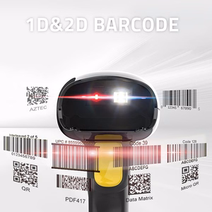 Qoltec 50856 Belaidis brūkšninių kodų skaitytuvas 1D 2D | 2,4 GHz