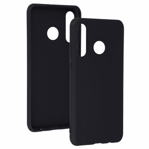 Matinis galinis dėklas telefonui HUAWEI P30 LITE juodas