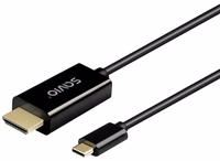 SAVIO CL-190 USB-C į HDMI kabelis, 30Hz, 1m, plastikas