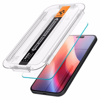 Spigen Glas.tR EZ Fit grūdintas apsauginis stiklas iPhone 15 / 16 – 2 vnt.