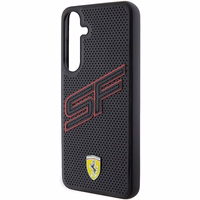 Ferrari Big SF Perforated dėklas telefonui Samsung Galaxy S24 - juodas