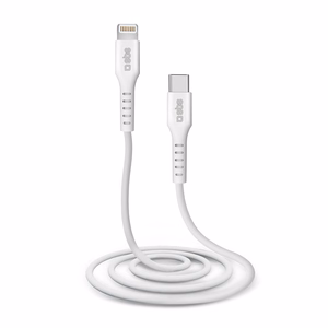 SBS TECABLELIGTC1W Кабель USB-C - Lightning MFi сертифицирован 1m - белый