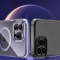 Kingxbar PQY Ice Crystal Series magnetinis dėklas telefonui iPhone 14 MagSafe sidabrinis