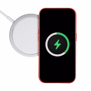 LEATHER MAG COVER dėklas telefonui SAMSUNG S25 PLUS raudonas